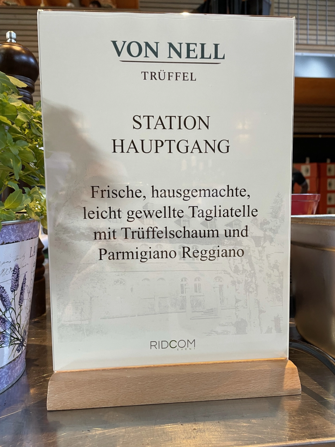 Von nell station hauptgang  von Küchenchef Alexander Junker