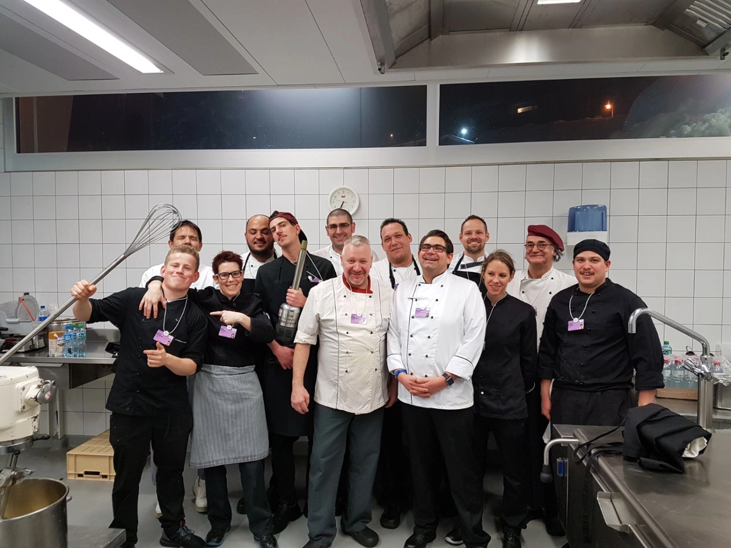 Küchenchef Alexander Junker mit Team