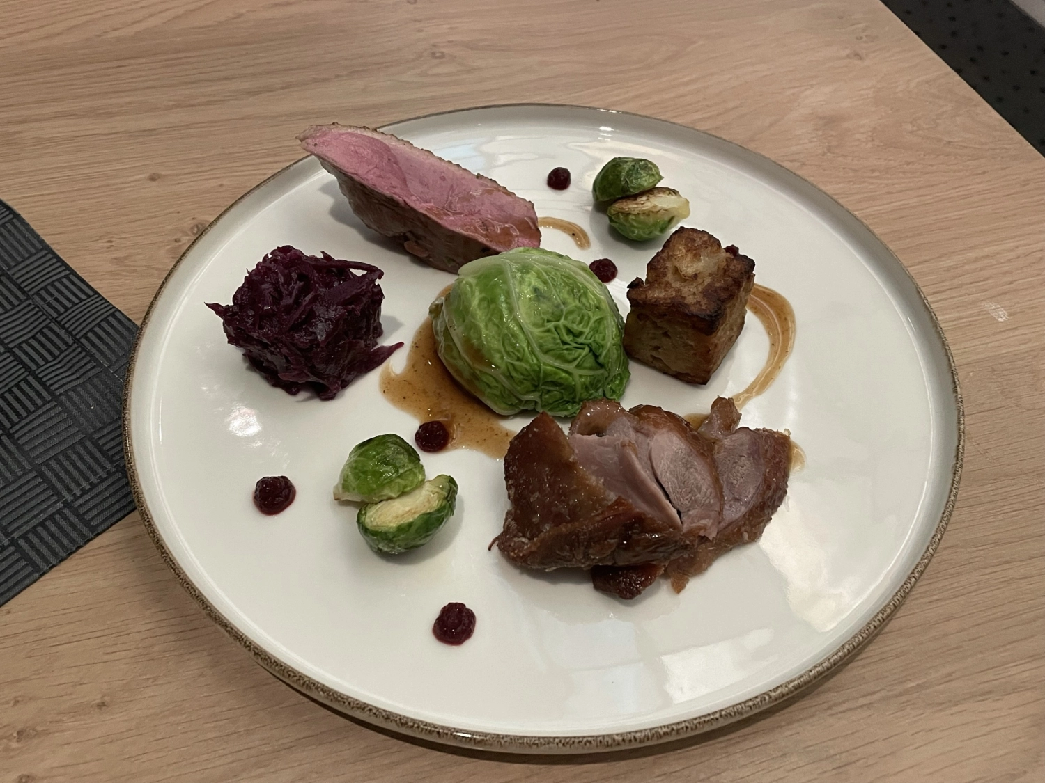 köstliches Gericht von Küchenchef Alexander Junker