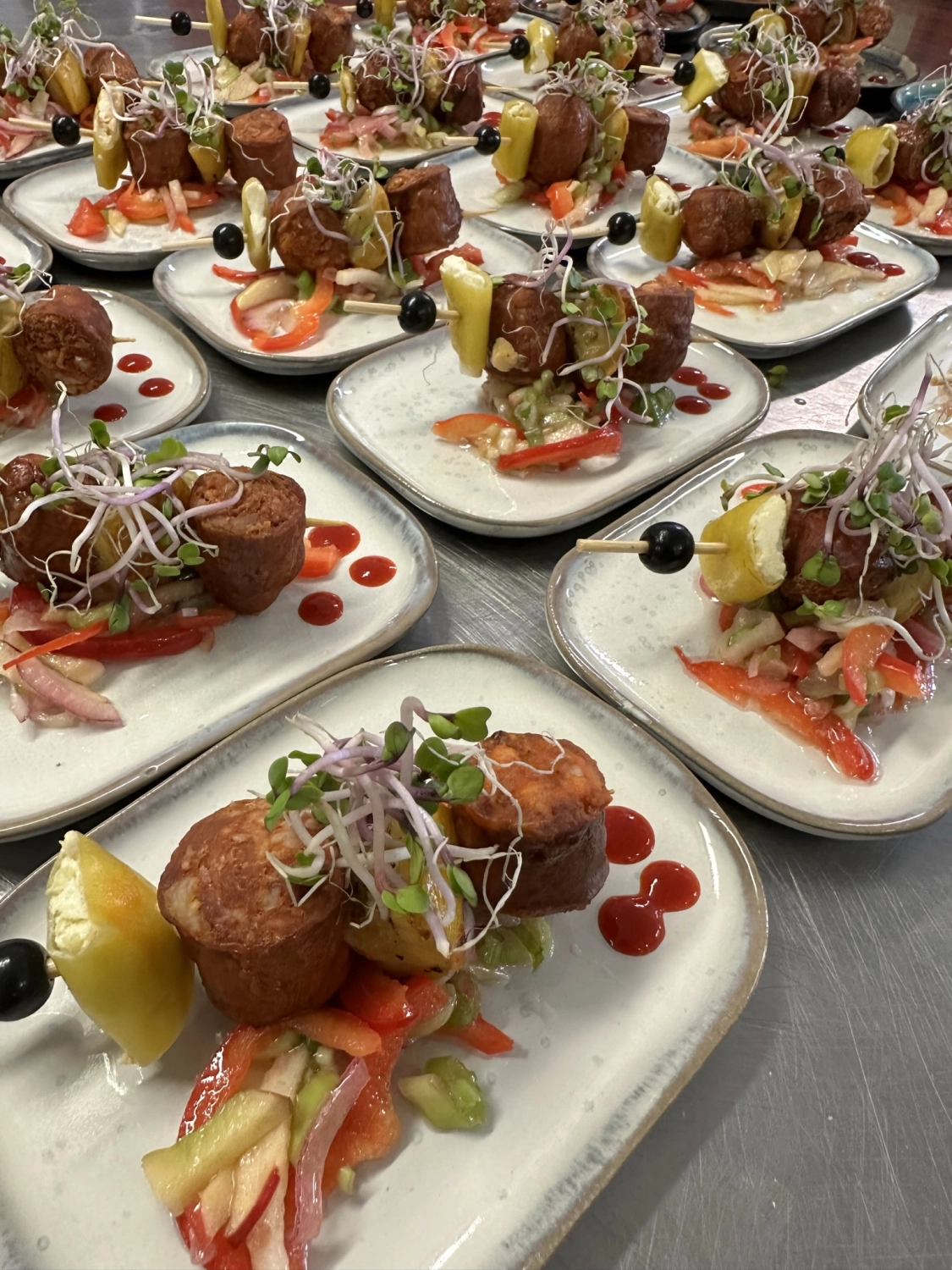 Snacks von Küchenchef Alexander Junker