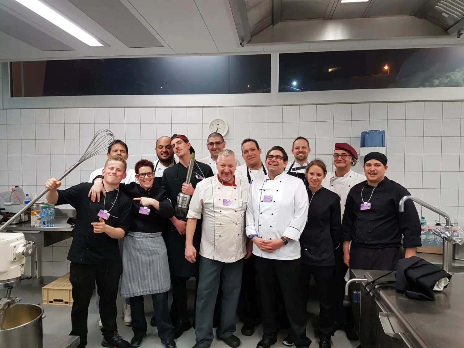 Küchenchef Alexander Junker mit Team