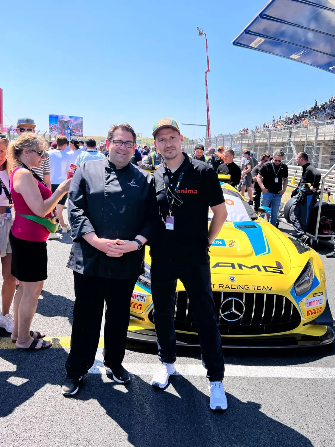 Küchenchef Alexander Junker im Motorsport