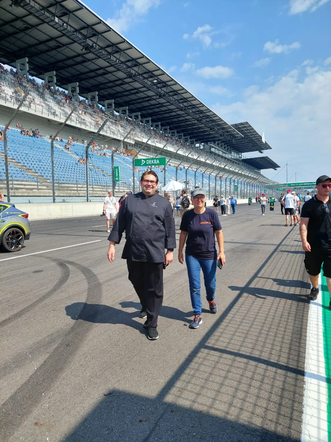 Küchenchef Alexander Junker im Motorsport