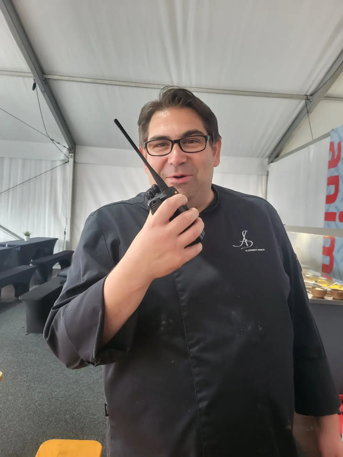 Küchenchef Alexander Junker im Motorsport