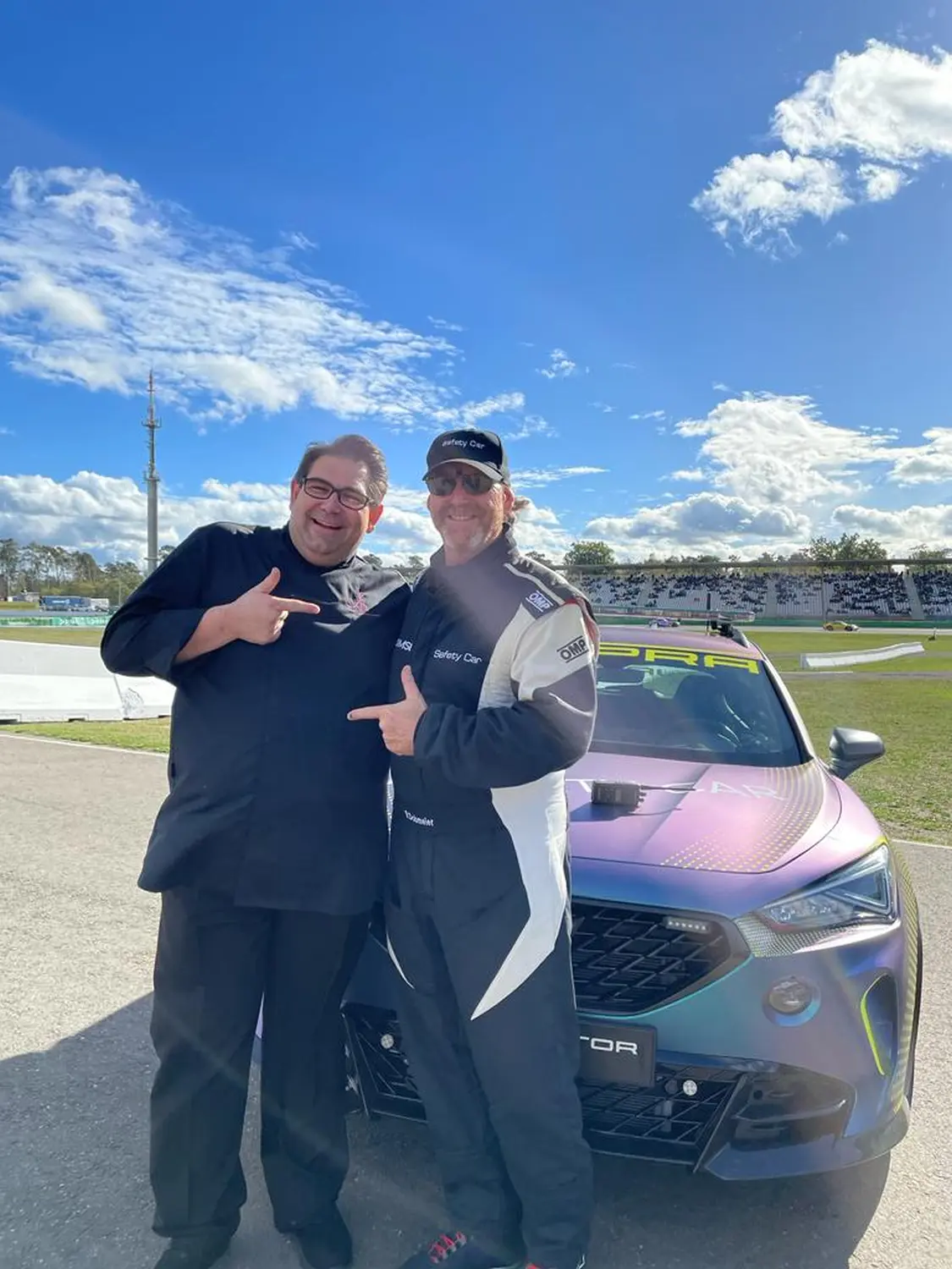 Küchenchef Alexander Junker im Motorsport