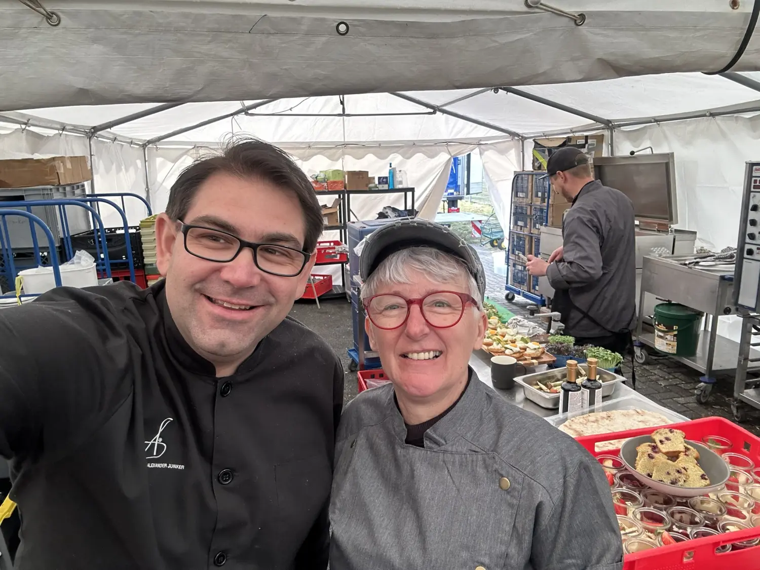 Küchenchef Alexander Junker im Motorsport