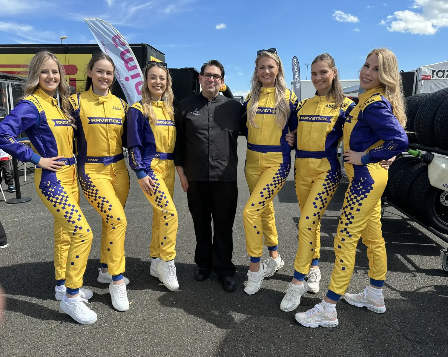 Küchenchef Alexander Junker im Motorsport