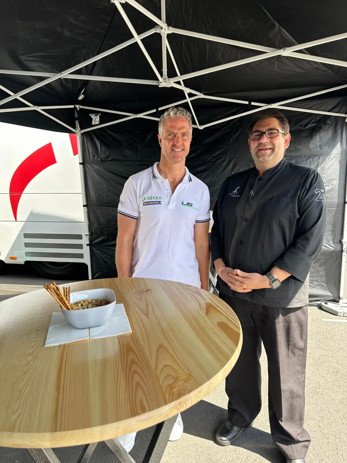 Küchenchef Alexander Junker im Motorsport