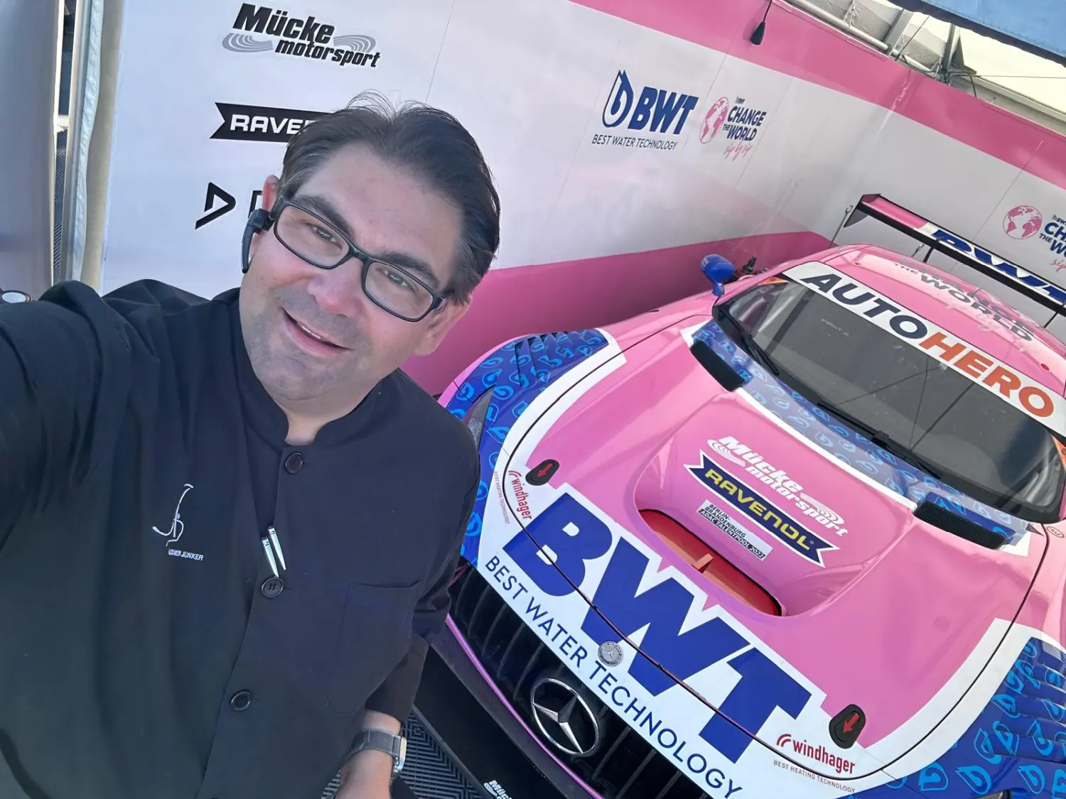Küchenchef Alexander Junker im Motorsport