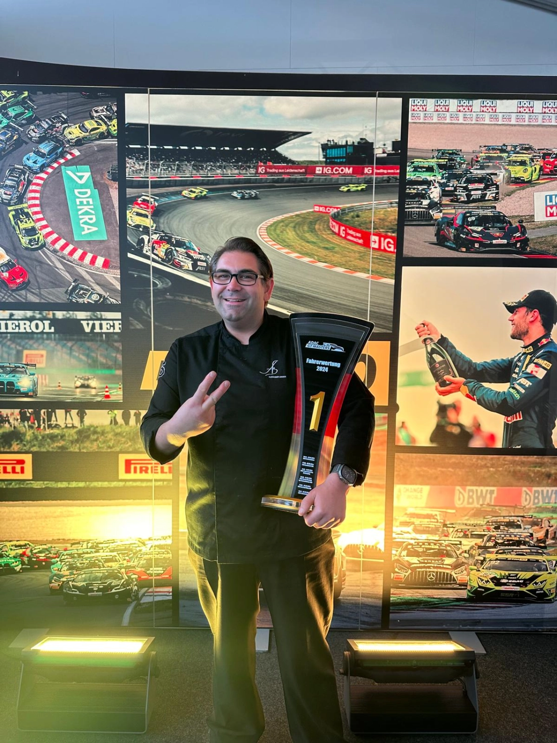 Küchenchef Alexander Junker im Motorsport