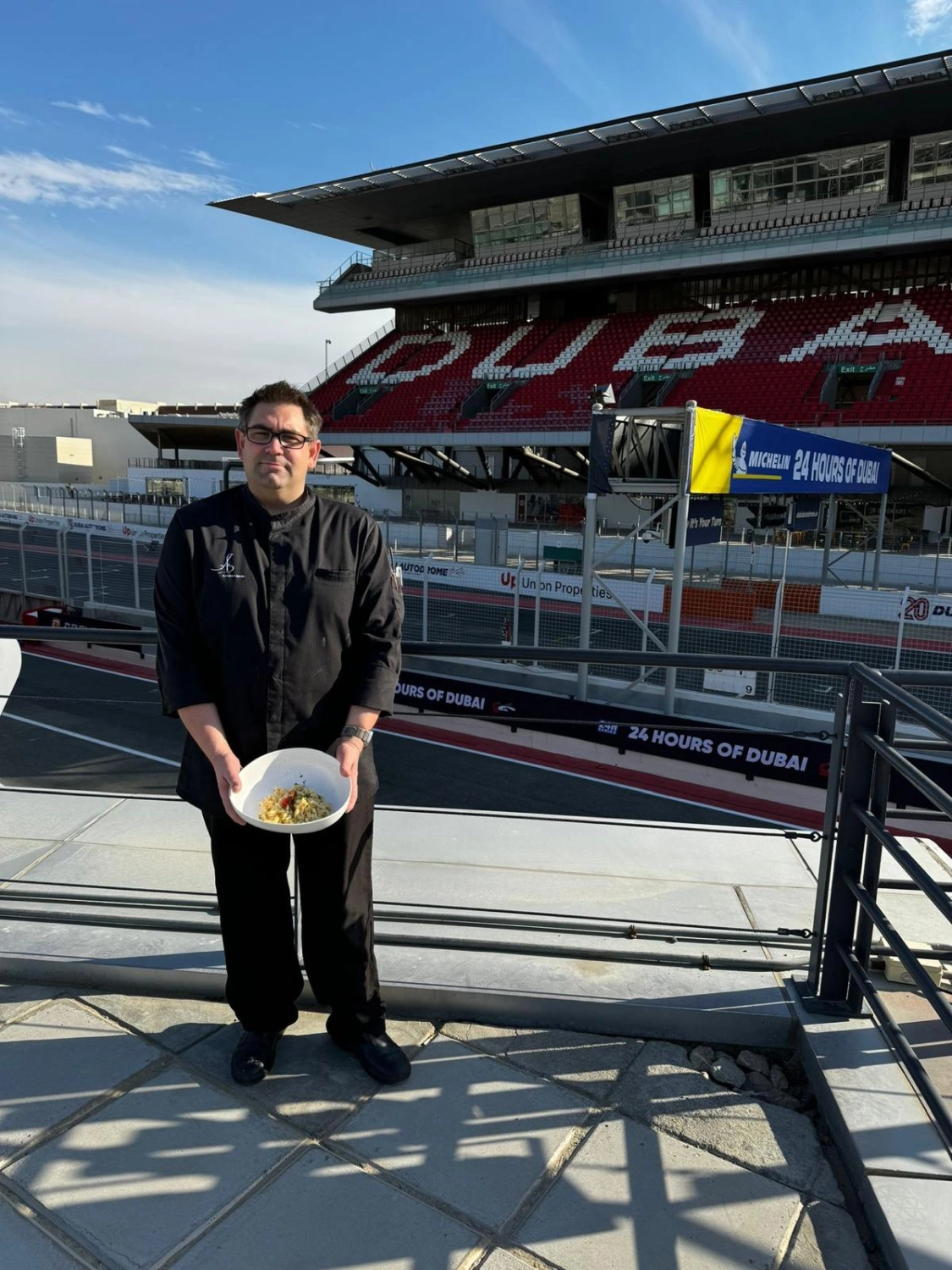 Küchenchef Alexander Junker im Motorsport