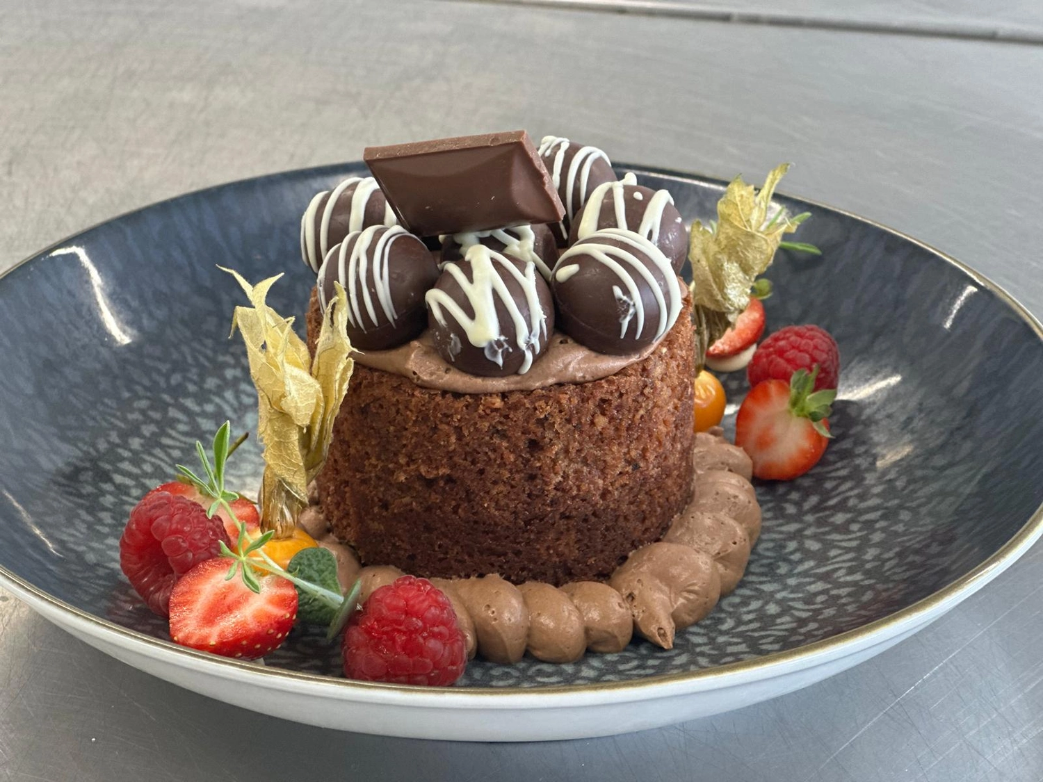 köstliches Gericht von Küchenchef Alexander Junker