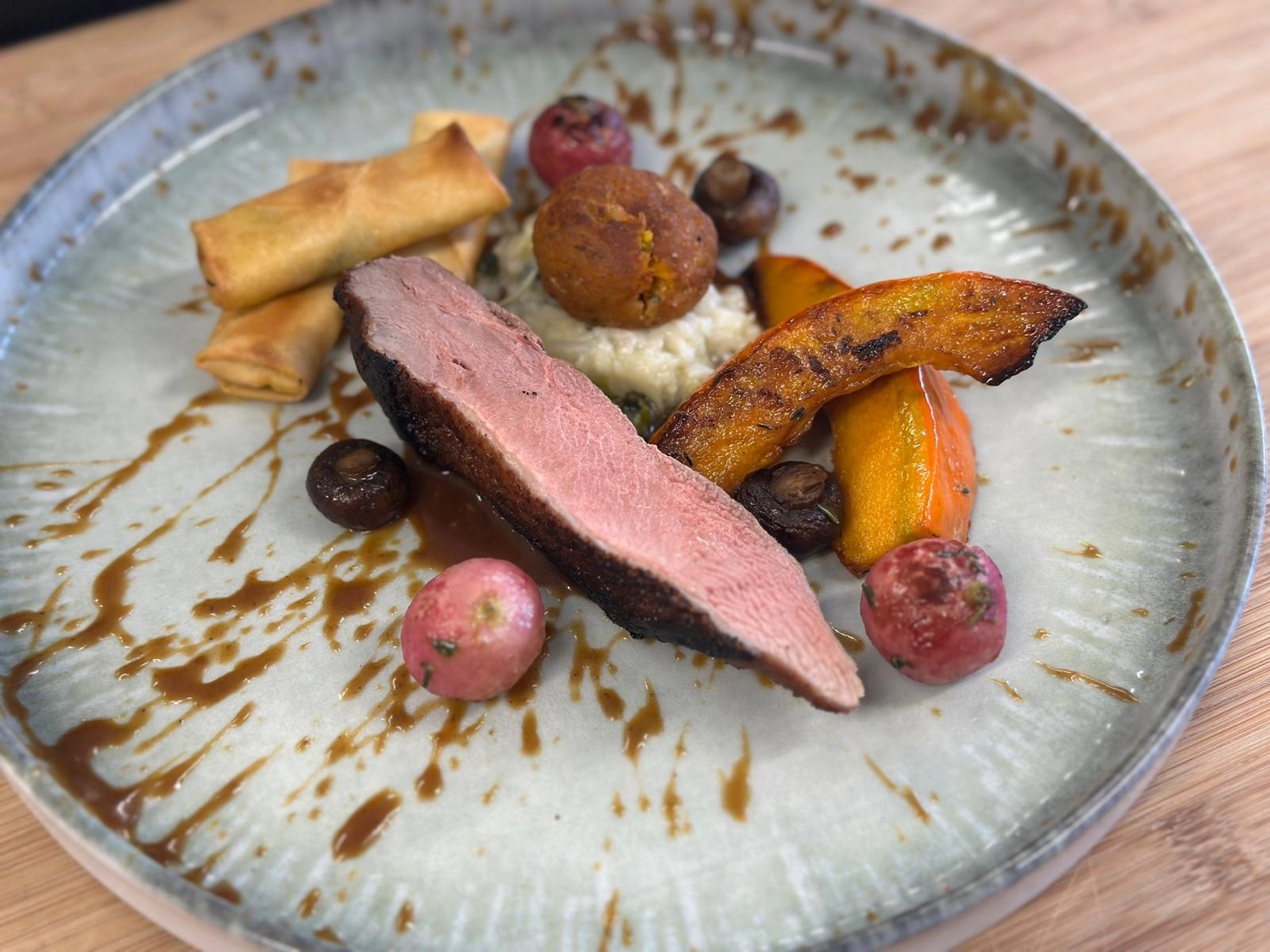 köstliches Gericht von Küchenchef Alexander Junker