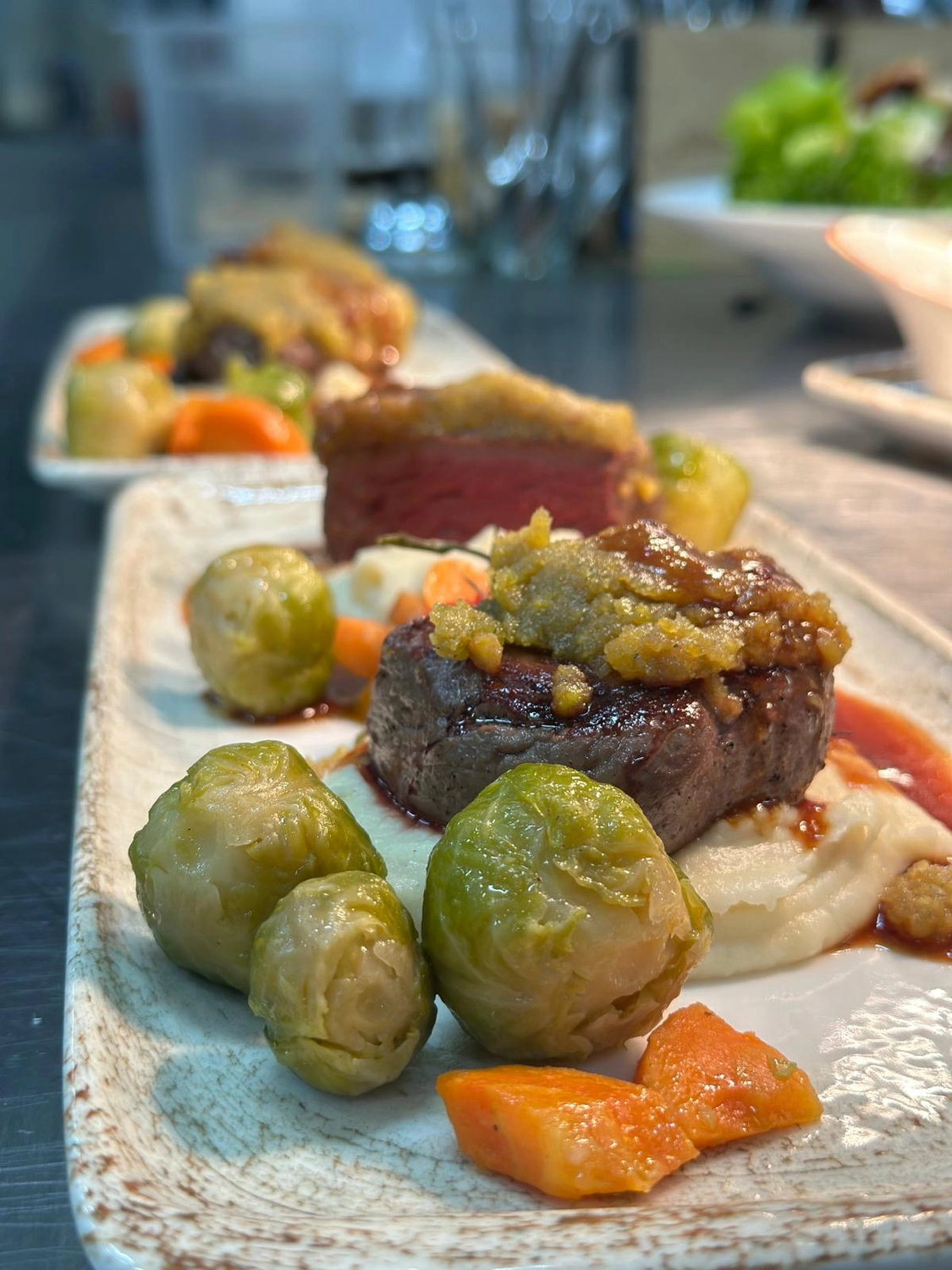 köstliches Gericht von Küchenchef Alexander Junker