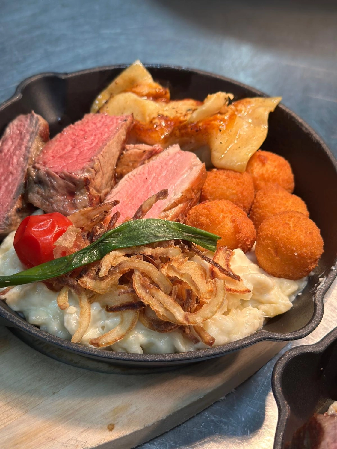 köstliches Gericht von Küchenchef Alexander Junker